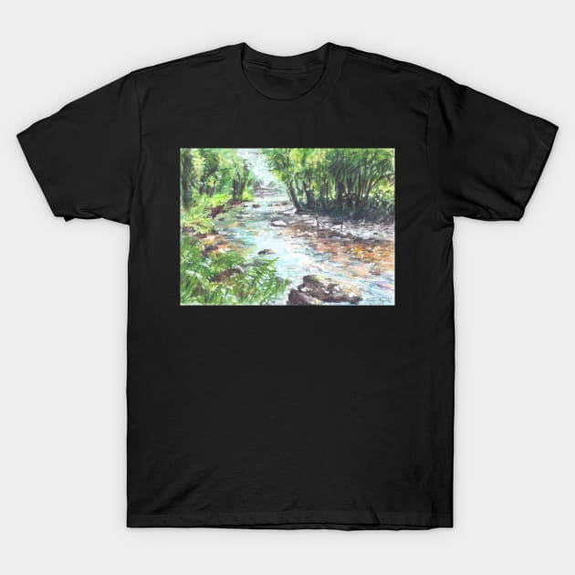 River Barle, Exmoor T-Shirt by BarnabyEdwards